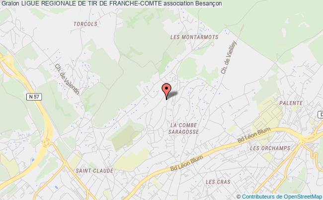 plan association Ligue Regionale De Tir De Franche-comte Besançon