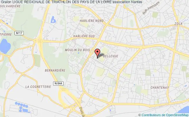 plan association Ligue Regionale De Triathlon Des Pays De La Loire Nantes