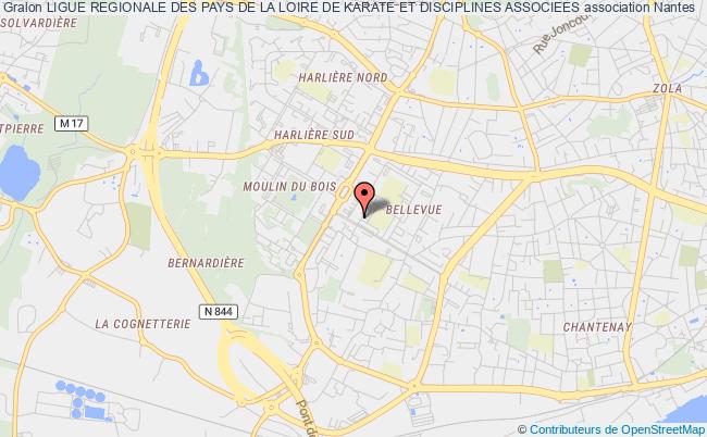 plan association Ligue Regionale Des Pays De La Loire De Karate Et Disciplines Associees Nantes