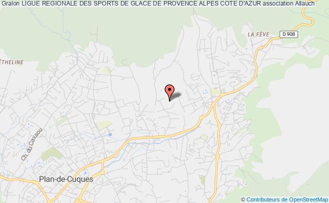 plan association Ligue Regionale Des Sports De Glace De Provence Alpes Cote D'azur Allauch