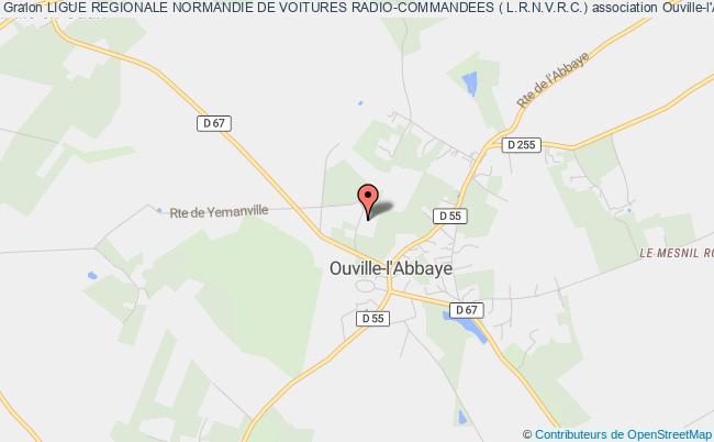plan association Ligue Regionale Normandie De Voitures Radio-commandees ( L.r.n.v.r.c.) Ouville-l'Abbaye