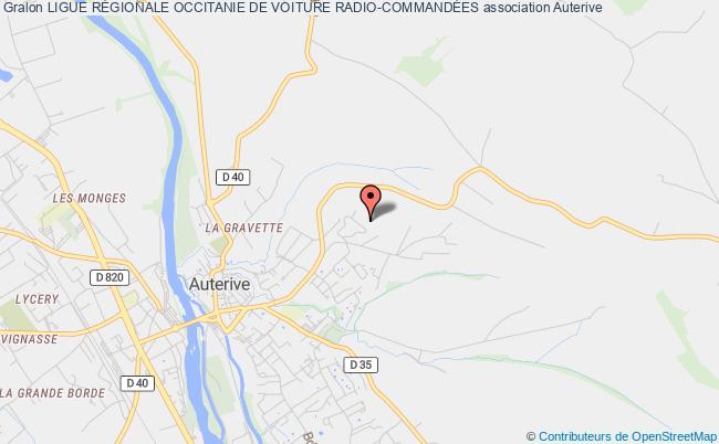 plan association Ligue RÉgionale Occitanie De Voiture Radio-commandÉes Auterive