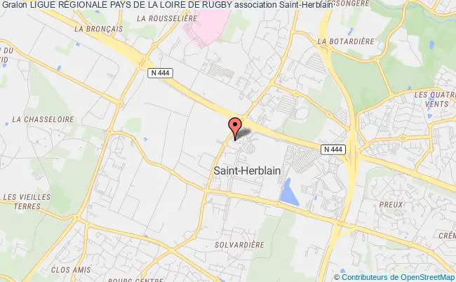 plan association Ligue RÉgionale Pays De La Loire De Rugby Saint-Herblain
