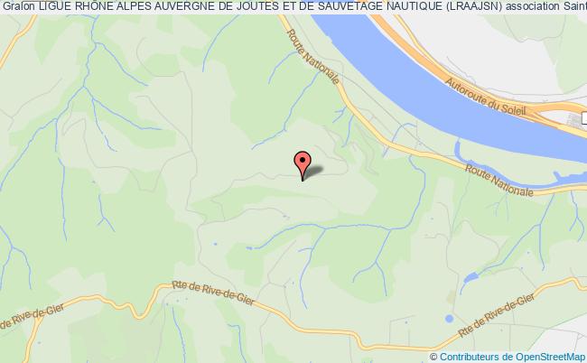 plan association Ligue RhÔne Alpes Auvergne De Joutes Et De Sauvetage Nautique (lraajsn) Saint-Romain-en-Gal
