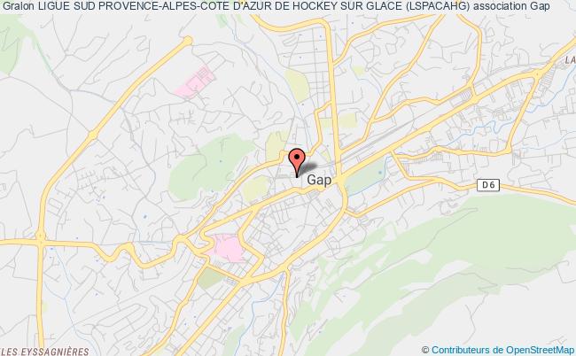 plan association Ligue Sud Provence-alpes-cote D'azur De Hockey Sur Glace (lspacahg) Gap