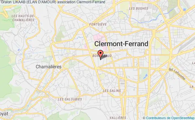 plan association Likaab (elan D'amour) Clermont-Ferrand