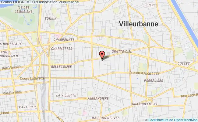 plan association Lilicreation Villeurbanne