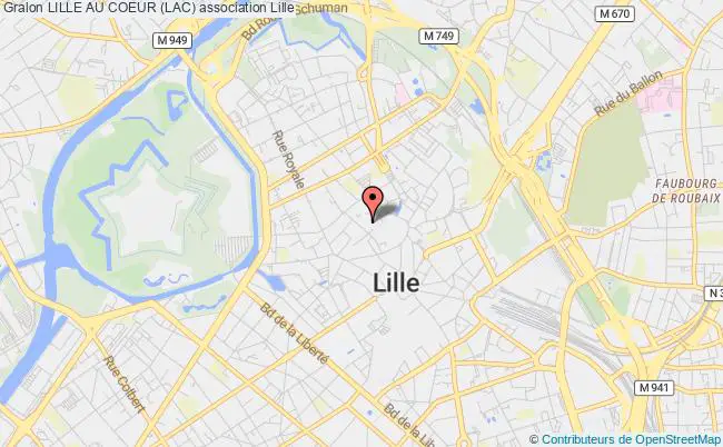 plan association Lille Au Coeur (lac) Lille