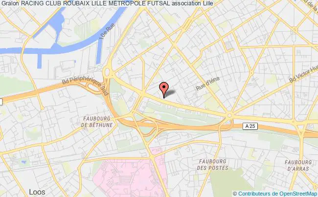 plan association Lille Metropole Futsal Lille