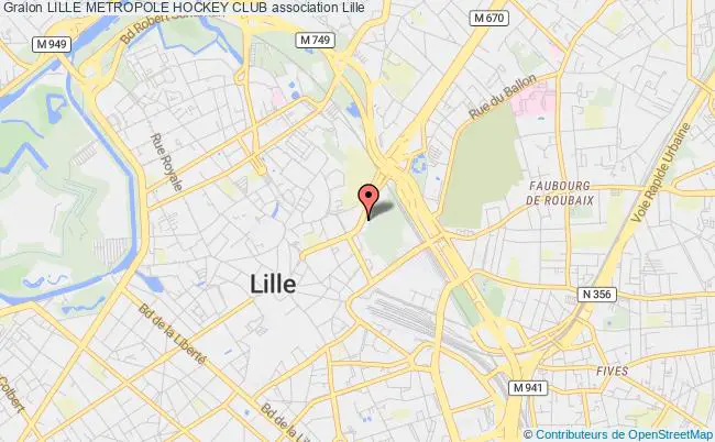plan association Lille Metropole Hockey Club Lille