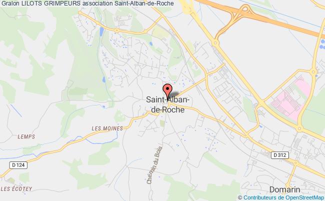 plan association Lilots Grimpeurs Saint-Alban-de-Roche