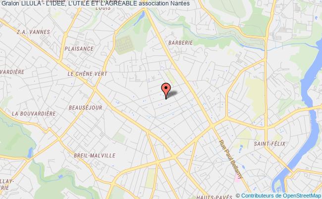 plan association Lilula - L'idee, L'utile Et L'agreable Nantes