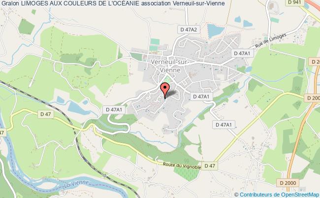 plan association Limoges Aux Couleurs De L'ocÉanie Verneuil-sur-Vienne