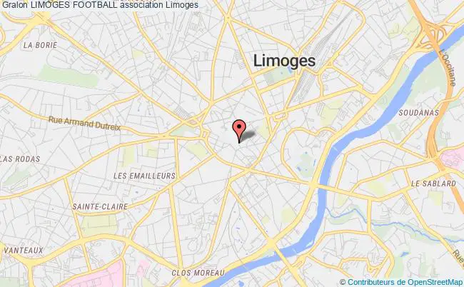 plan association Limoges Football Limoges