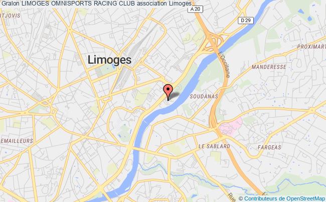 plan association Limoges Omnisports Racing Club Limoges