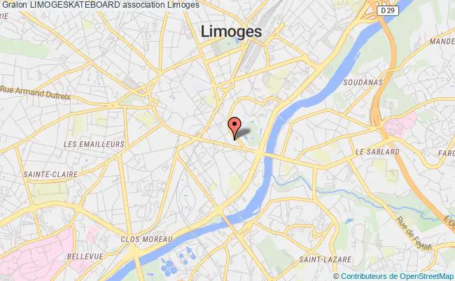 plan association Limogeskateboard Limoges