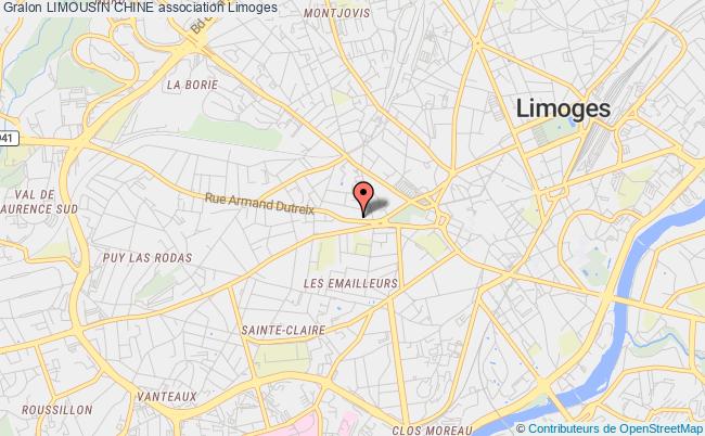 plan association Limousin Chine Limoges