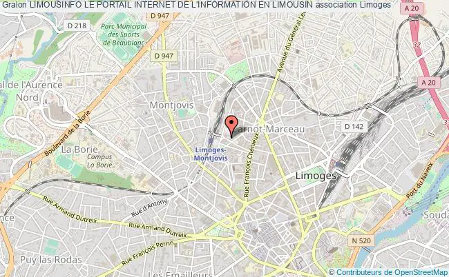 plan association Limousinfo Le Portail Internet De L'information En Limousin Limoges