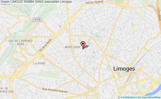 plan association Limouzi Samba Gang Limoges