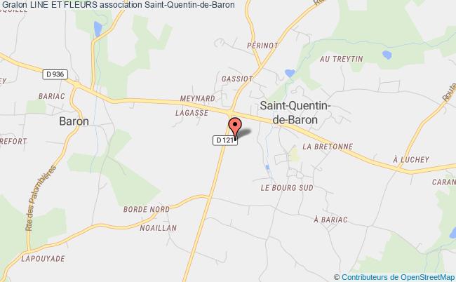 plan association Line Et Fleurs Saint-Quentin-de-Baron