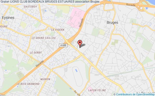plan association Lions Club Bordeaux Bruges Estuaires Bruges