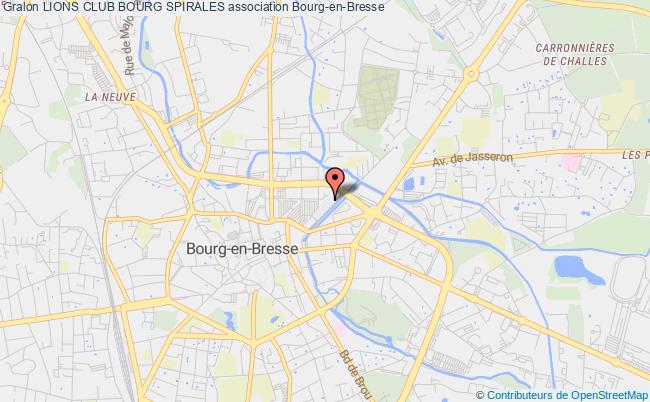 plan association Lions Club Bourg Spirales Bourg-en-Bresse