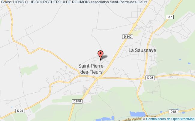 plan association Lions Club Bourgtheroulde Roumois Saint-Pierre-des-Fleurs