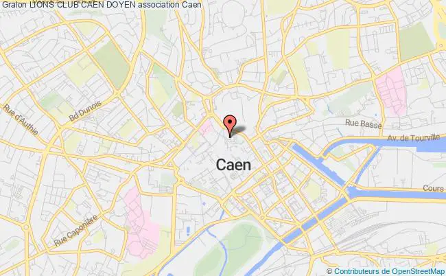 plan association Lions Club Caen Doyen Caen