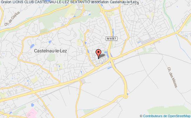 plan association Lions Club Castelnau-le-lez Sextantio Castelnau-le-Lez