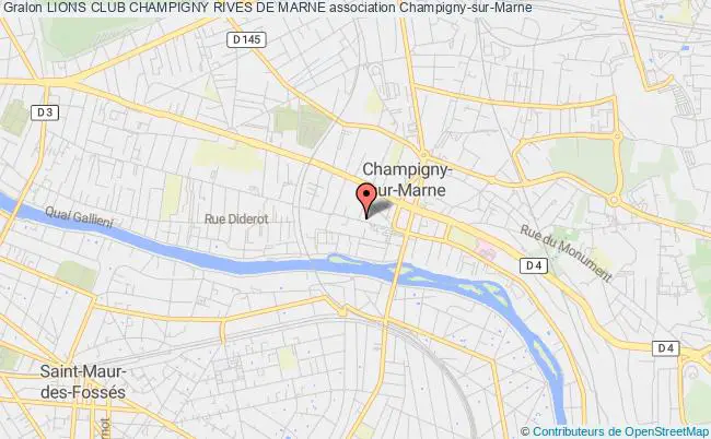 plan association Lions Club Champigny Rives De Marne Champigny-sur-Marne