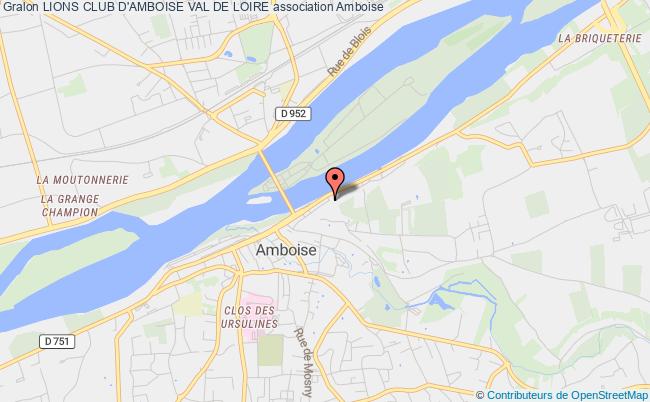 plan association Lions Club D'amboise Val De Loire Amboise