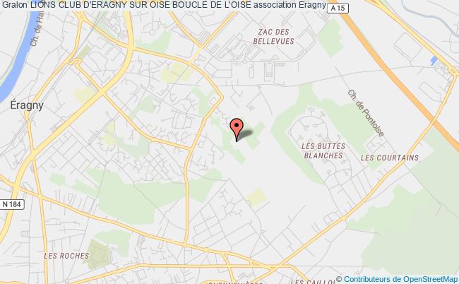 plan association Lions Club D'eragny Sur Oise Boucle De L'oise Éragny-sur-Oise