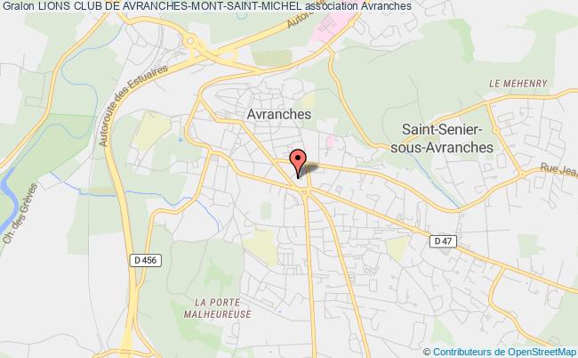 plan association Lions Club De Avranches-mont-saint-michel Avranches