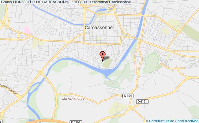 plan association Lions Club De Carcassonne ' Doyen ' Carcassonne