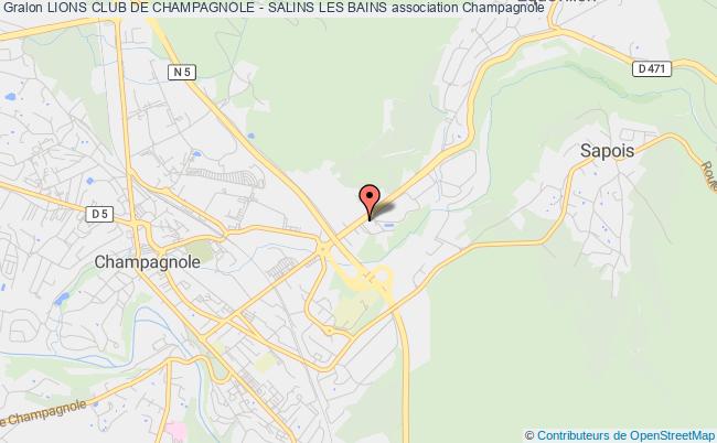 plan association Lions Club De Champagnole - Salins Les Bains Champagnole