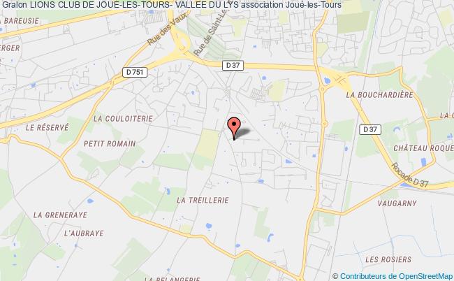 plan association Lions Club De Joue-les-tours- Vallee Du Lys Joué-lès-Tours