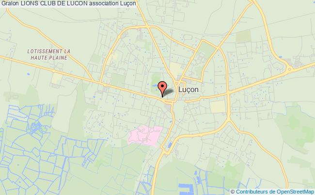 plan association Lions Club De Lucon Luçon