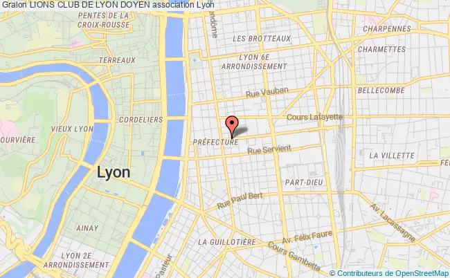 plan association Lions Club De Lyon Doyen Lyon
