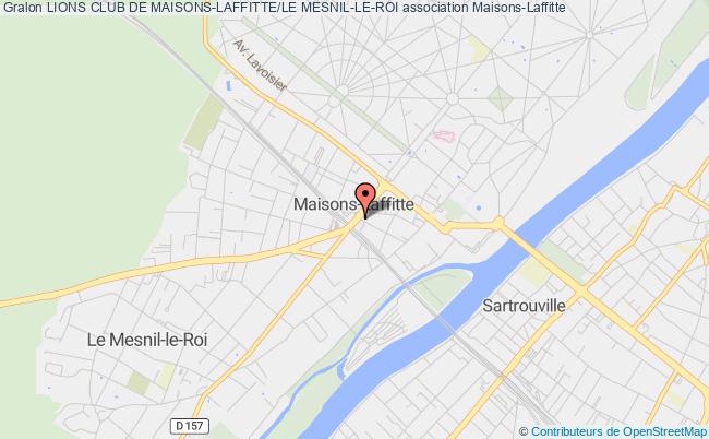 plan association Lions Club De Maisons-laffitte/le Mesnil-le-roi Maisons-Laffitte