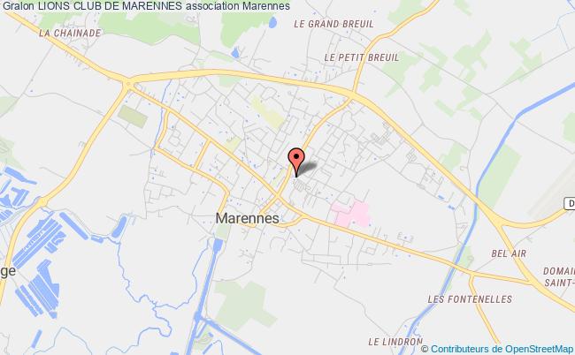 plan association Lions Club De Marennes Marennes-Hiers-Brouage