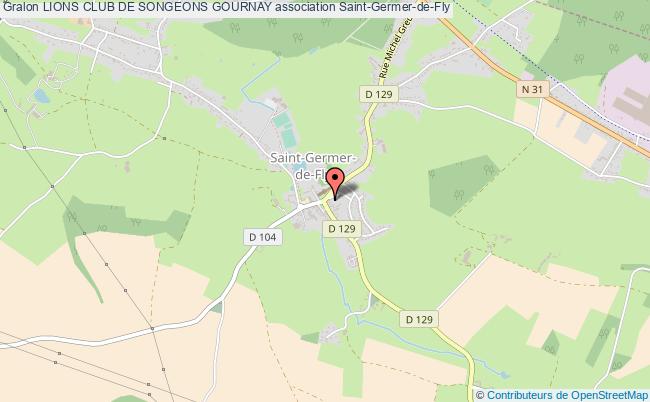 plan association Lions Club De Songeons Gournay Saint-Germer-de-Fly