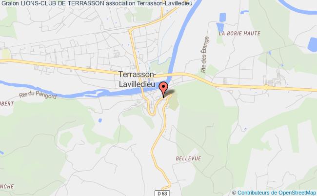 plan association Lions-club De Terrasson Terrasson-Lavilledieu