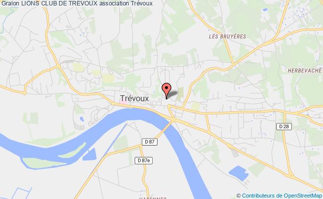 plan association Lions Club De Trevoux 