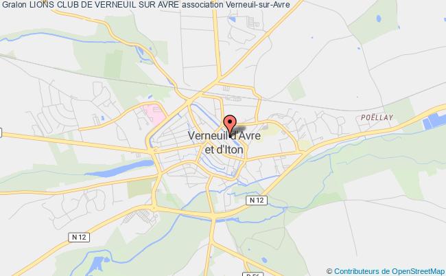plan association Lions Club De Verneuil Sur Avre Verneuil d'Avre et d'Iton