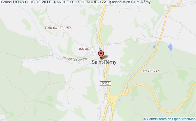 plan association Lions Club De Villefranche De Rouergue (12200) Saint-Rémy