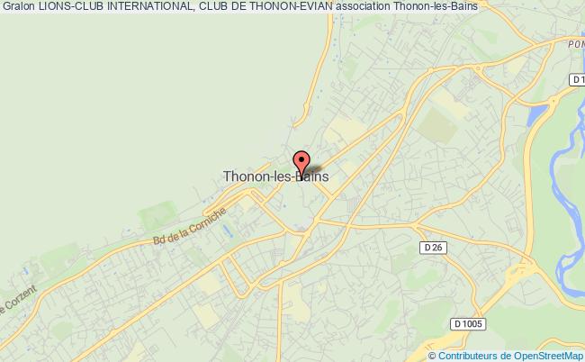 LIONS-CLUB INTERNATIONAL, CLUB DE THONON-EVIAN