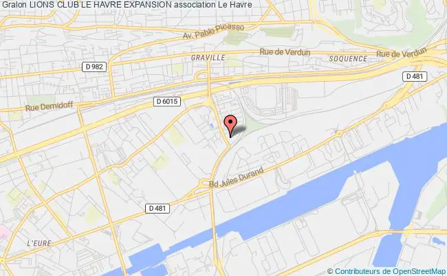 plan association Lions Club Le Havre Expansion Havre