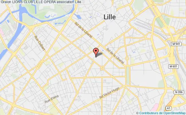 plan association Lions Club Lille Opera Lille