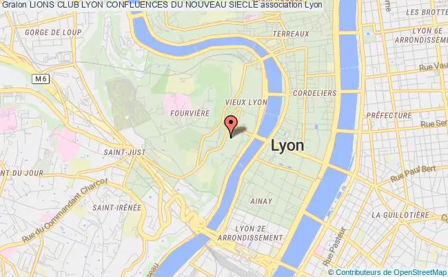 plan association Lions Club Lyon Confluences Du Nouveau Siecle Lyon