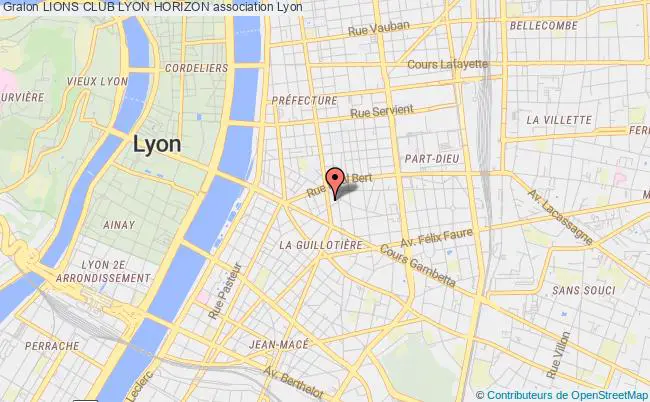 plan association Lions Club Lyon Horizon Lyon